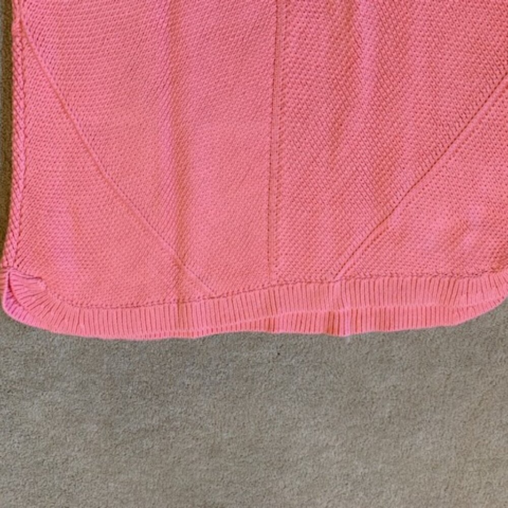 Talbots Pink Ribbed Sweater Size Small - Picture 7 of 11